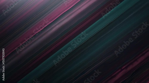Abstract Diagonal Lines: Magenta and Teal Streaks with Subtle Motion Blur