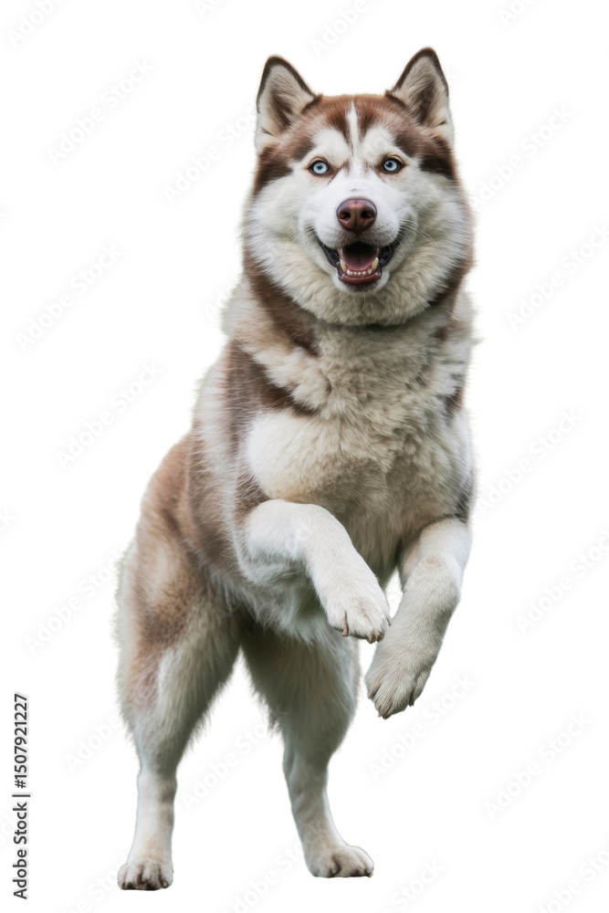 Siberian Husky Dog Running in the Snow Siberian Husky Dog Running in the Snow