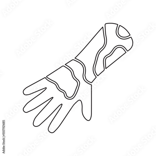 dermatitis line icon