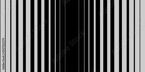 Seamless gradient halftone background. Black lines pattern.