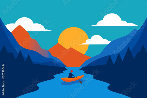 boat on the lake