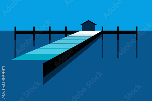pier on the beach