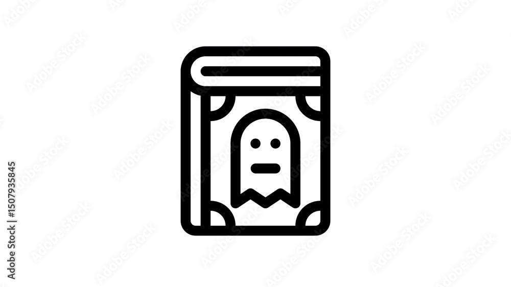 spellbook minimalist stroke animation spellbook minimalist stroke animation