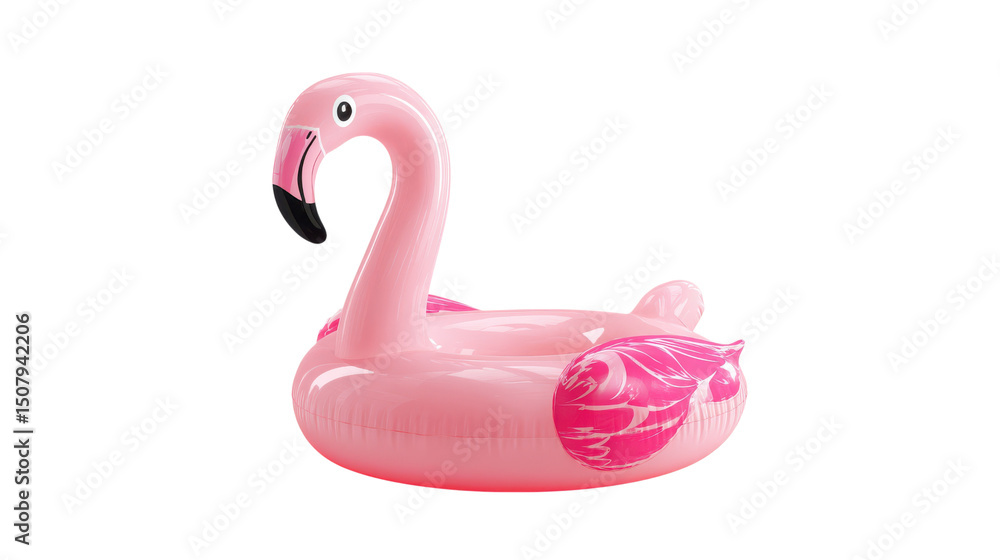 Pink Flamingo Pool Float Isolated on Transparent Background Pink Flamingo Pool Float Isolated on Transparent Background