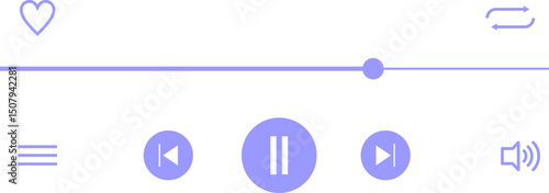Music Player Interface Element