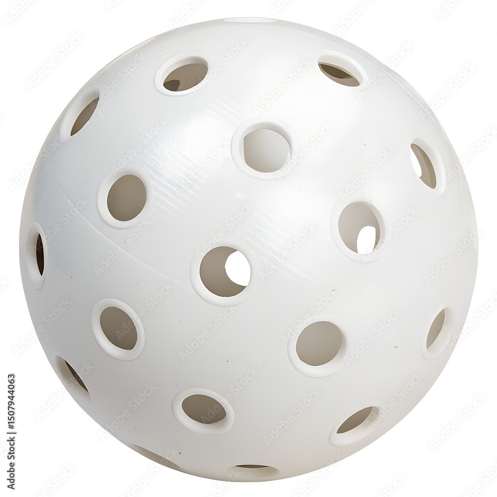 Fototapeta premium Wiffleball Isolated on Transparent Background