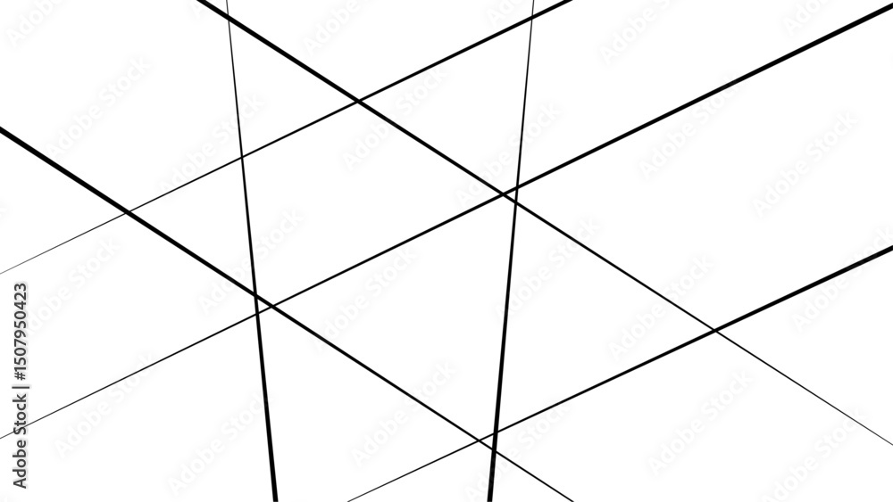 Abstract white background with random black lines, abstract background with lines. Dynamic shapes composition with lines. Abstract white background with random black lines, abstract background with lines. Dynamic shapes composition with lines.