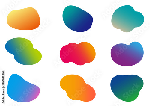 fluid shapes (gradation)