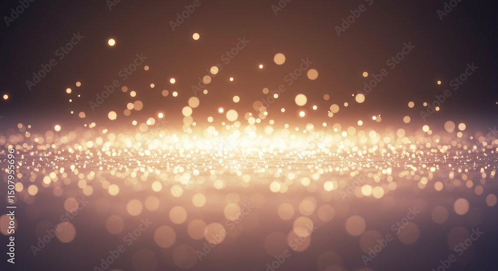 Obraz premium 光の粒子が輝く背景素材、抽象的なイメージ