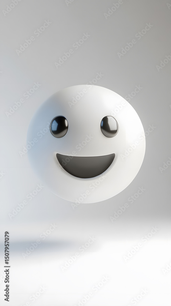 Smiling emoji face with eyes closed and mouth wide open expressing joy. Smiling emoji face with eyes closed and mouth wide open expressing joy.