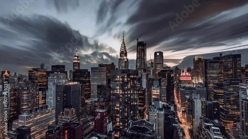 Aerial Time-lapse Photography of New York City Landmarks