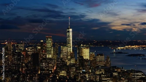 Aerial Time-lapse Photography of New York City Landmarks