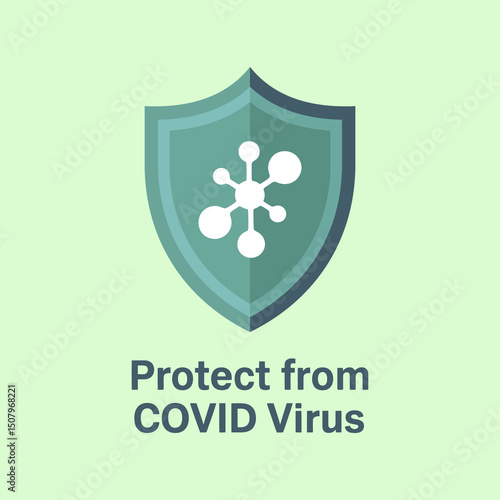 Shield Icon for COVID-19 Protection
