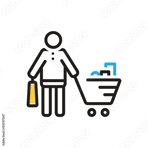 Multi color icon for buyer
