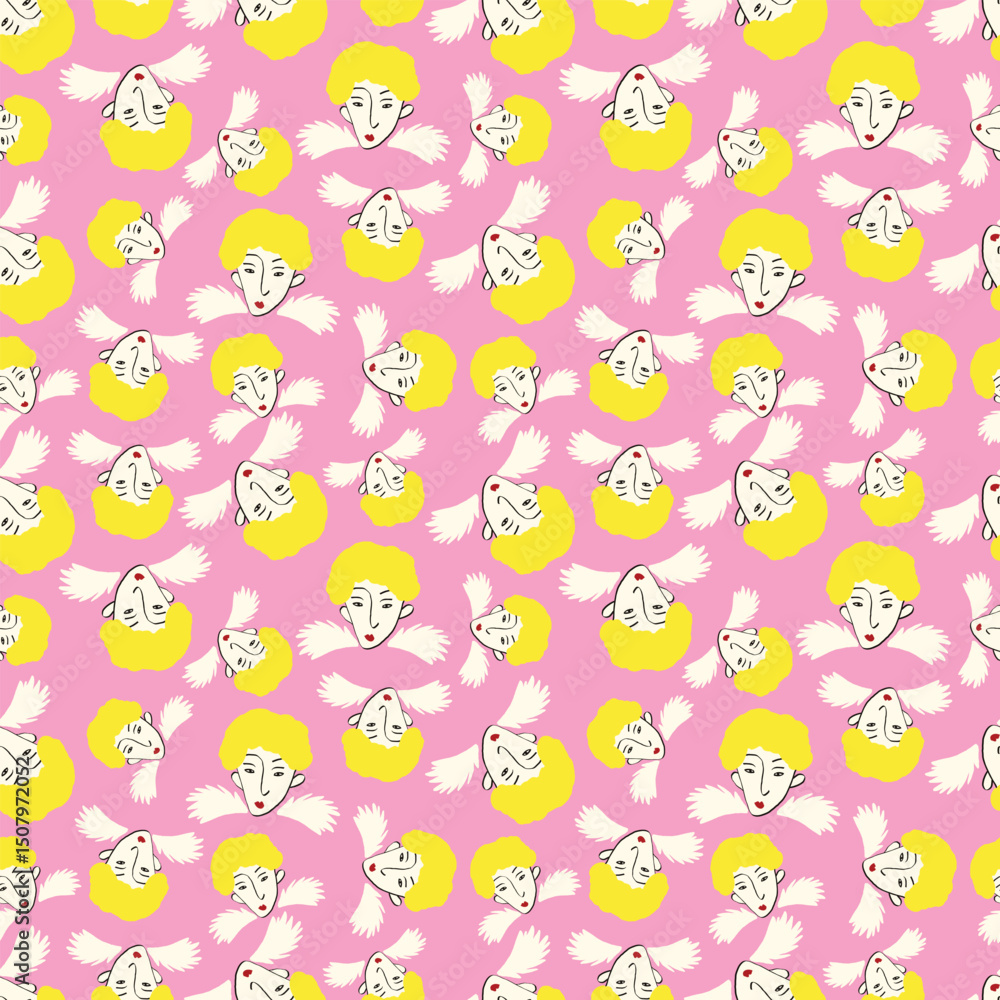 Obraz premium seamless pattern with flowers