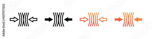 Resilience Multi Style Icon Set Vector 