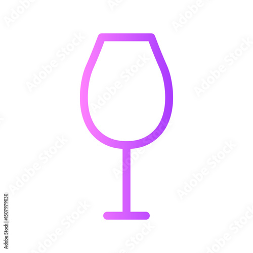 water glass gradient icon