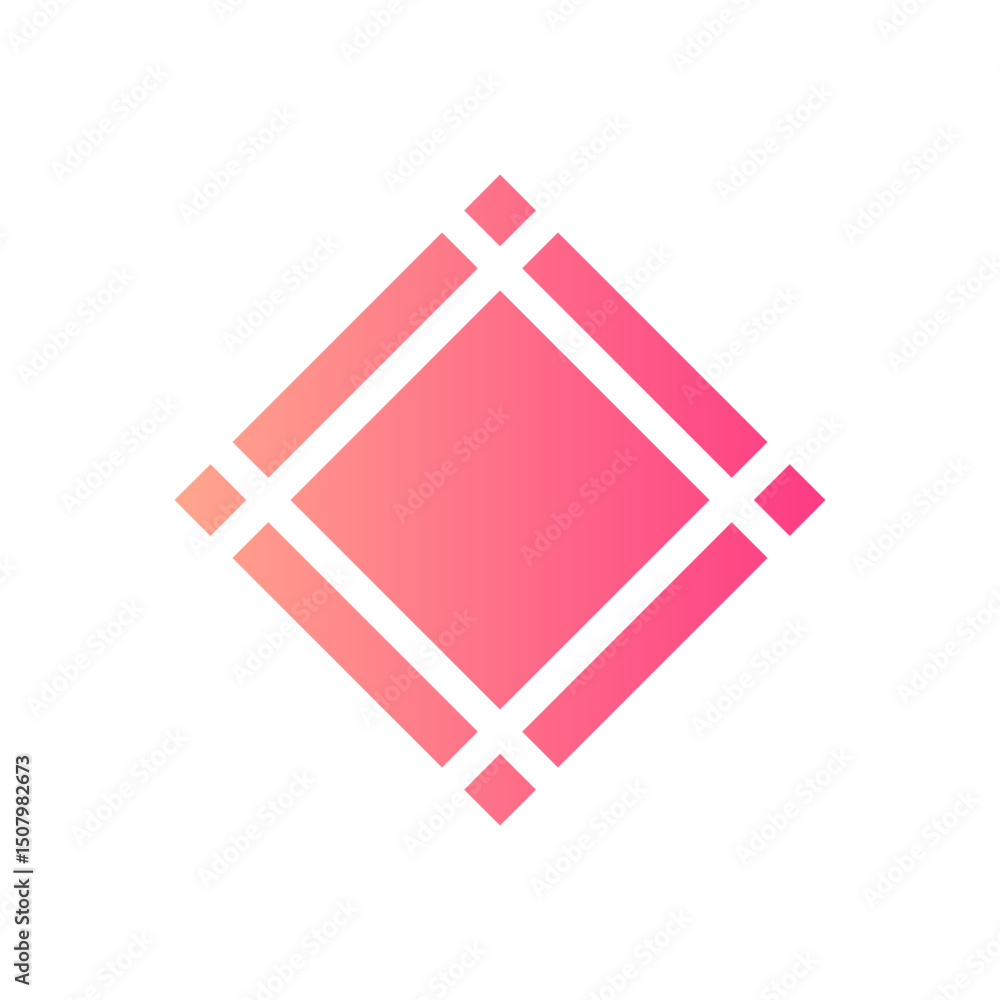 Fototapeta premium trivet gradient icon