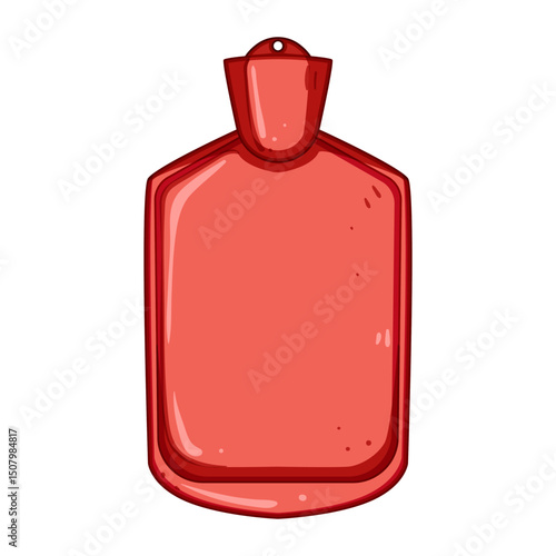 soreness bottle pain relief cartoon vector illustration