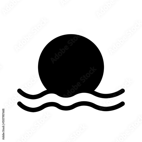 dawn glyph icon