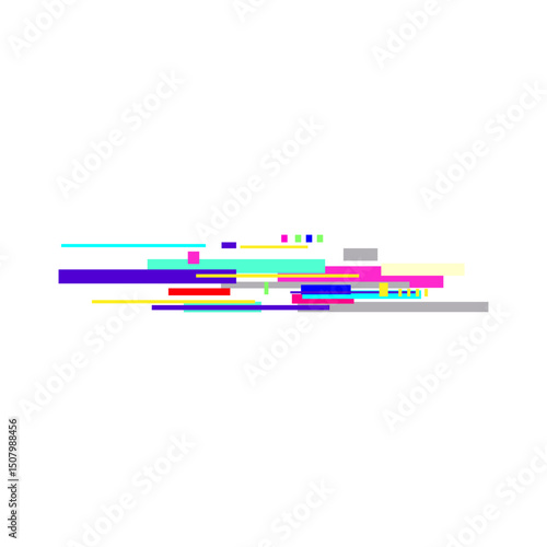 lag glitch error cartoon vector illustration