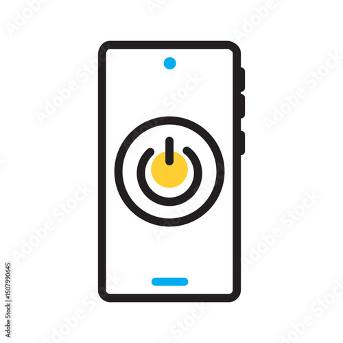 Vector multi color icon for Reset