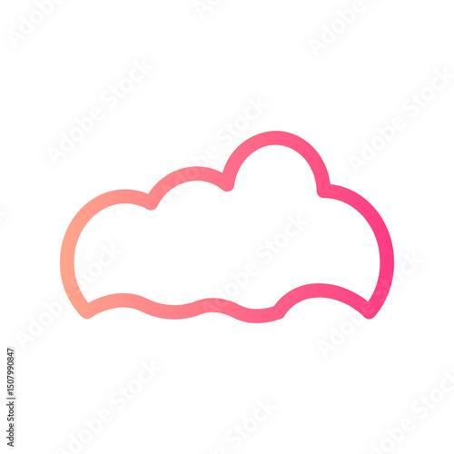 cloud gradient icon