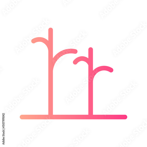 trees gradient icon
