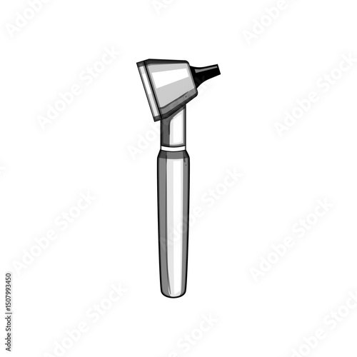 examination otoscope cartoon vector illustration