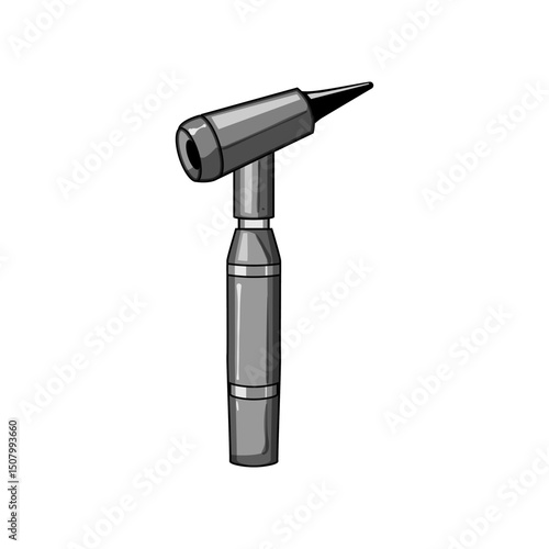 membrane otoscope cartoon vector illustration