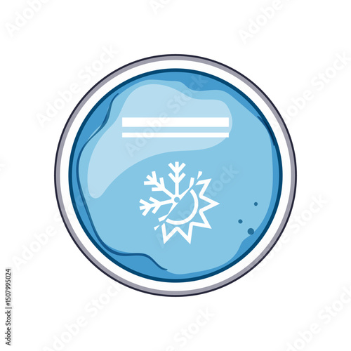 relief reusable hot cold gel pack cartoon vector illustration