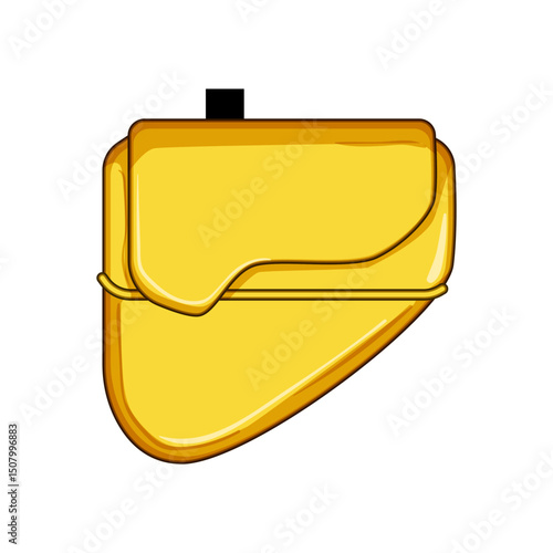 durable silicone snack bag cartoon vector illustration