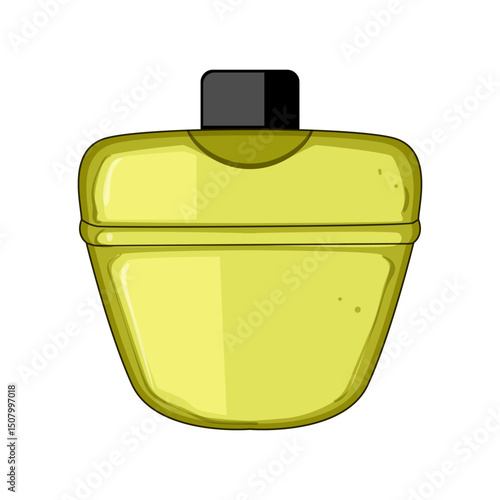 nontoxic silicone snack bag cartoon vector illustration