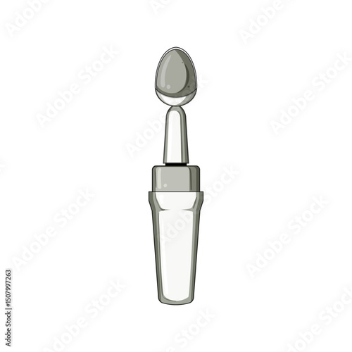 assistive smart spoon cartoon vector illustration