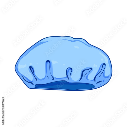 disposable surgical cap cartoon vector illustration