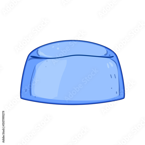 reusable surgical cap cartoon vector illustration