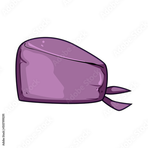 sterile surgical cap cartoon vector illustration