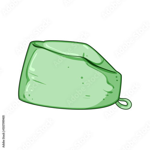 tieback surgical cap cartoon vector illustration