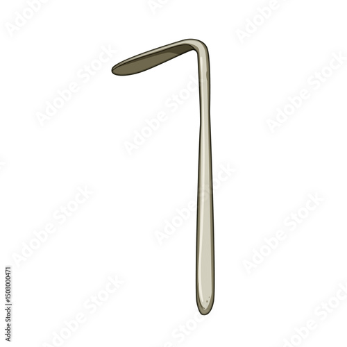 bottle tongue depressor cartoon vector illustration