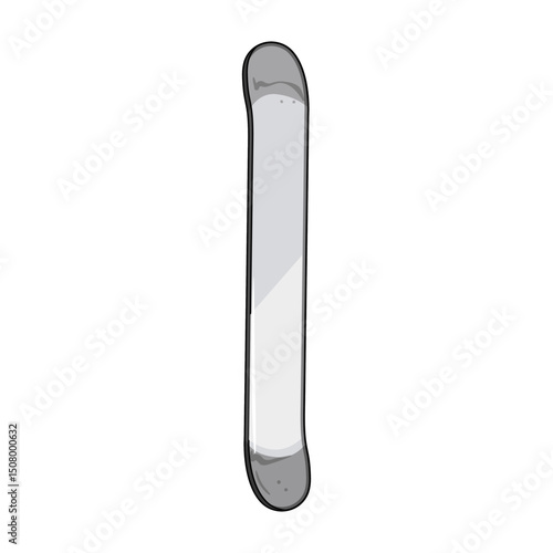 dispenser tongue depressor cartoon vector illustration