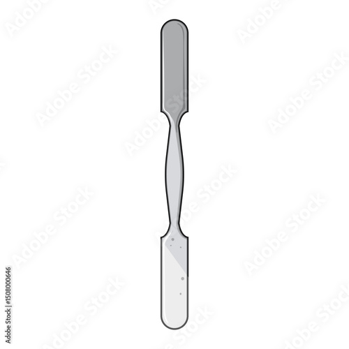 portable tongue depressor cartoon vector illustration