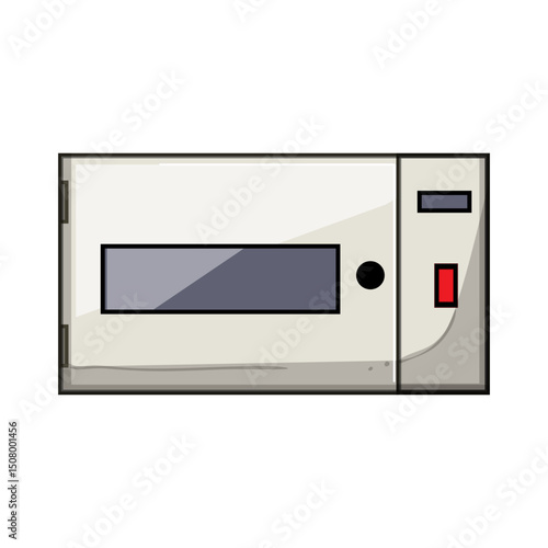 germicidal uv light sanitizer medical cartoon vector illustration