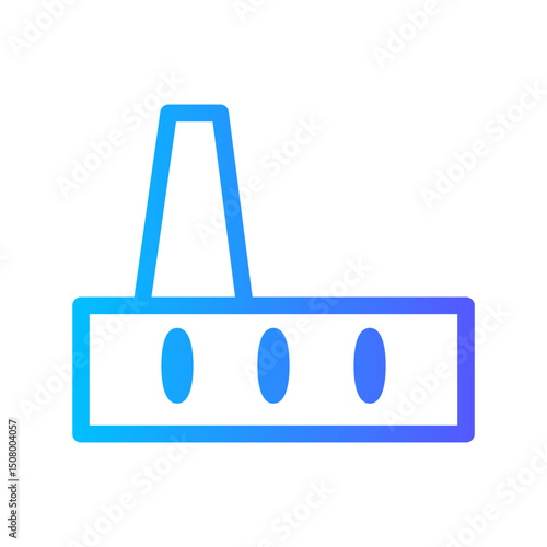 factory gradient icon
