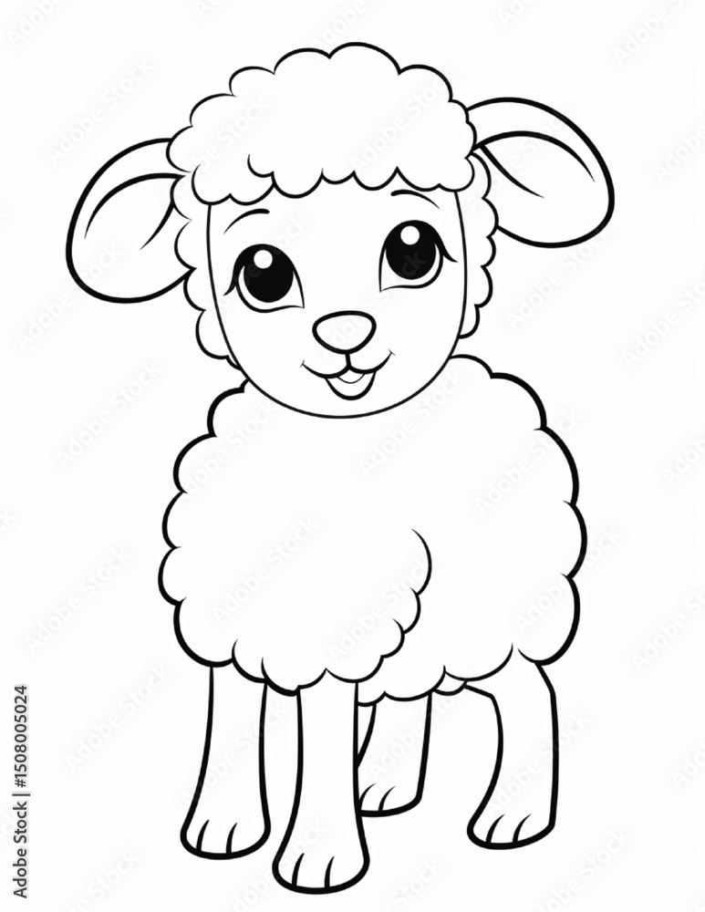 sheep cartoon illustration sheep cartoon illustration