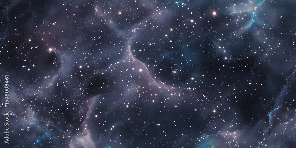 Abstract Dark Nebula with Stars and Cosmic Dust in Deep Space Abstract Dark Nebula with Stars and Cosmic Dust in Deep Space