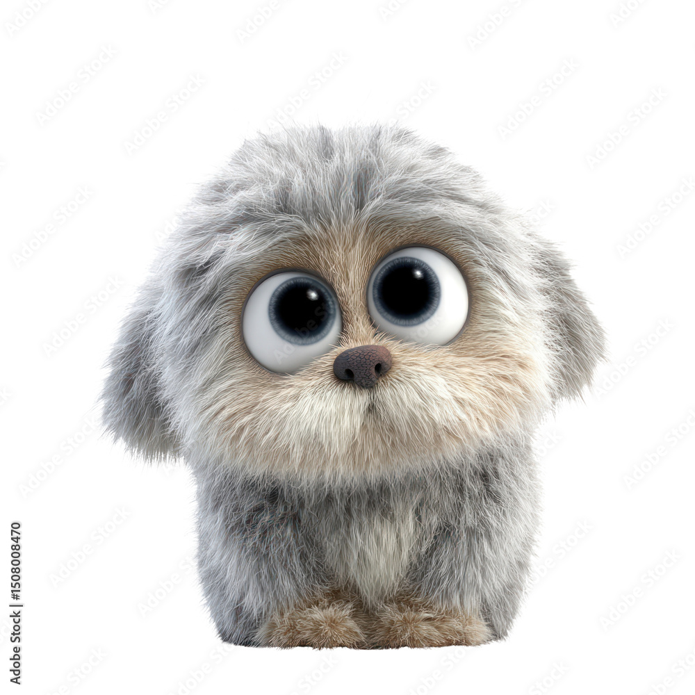 Obraz premium PNG Puppy dog illustration background cartoon.