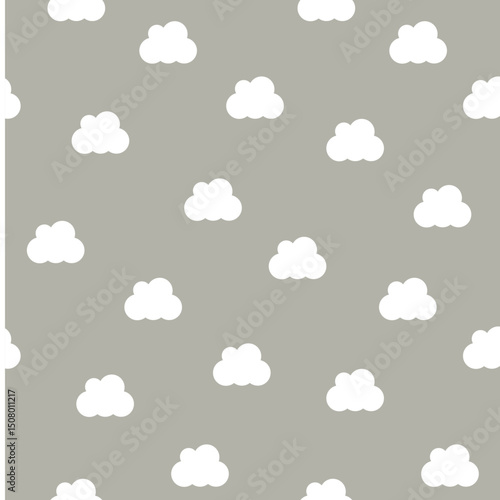 clouds seamless pattern