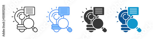 Research Multistyle Icon Sheet