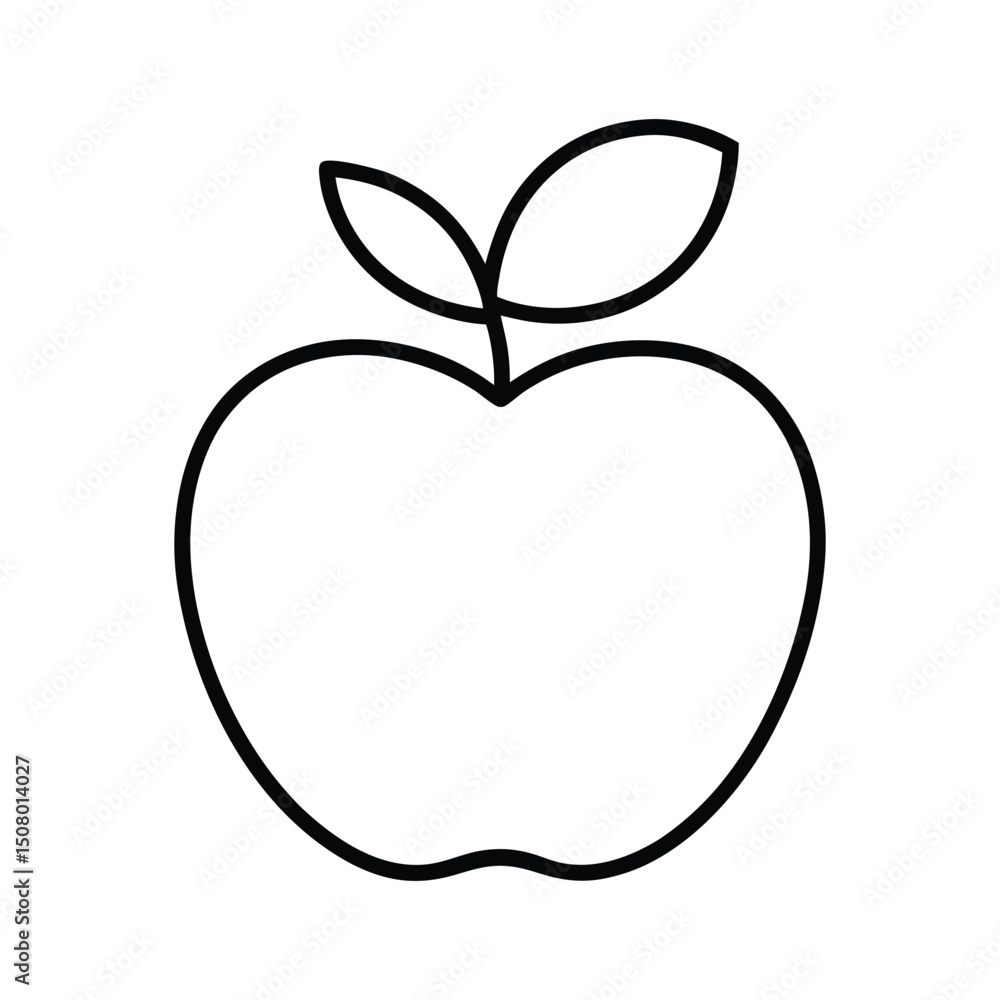 apple with leaf apple with leaf