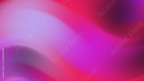 Abstract vibrant waves of pink and purple hues flowing seamlessly across a soft gradient background